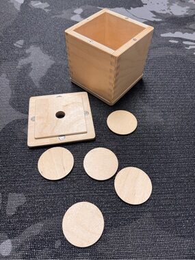 Lovevery Wooden Coin Bank Drop
